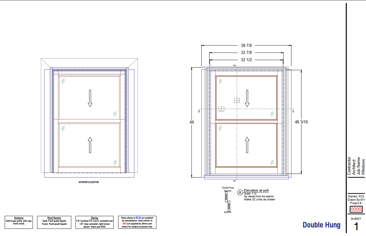 Double Hung Window